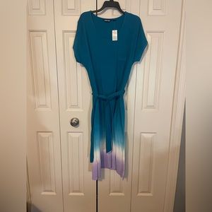 Lands End Blue Lounge Dress. Size L